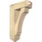 Ekena Millwork Imperial Arts and Crafts Rough Sawn Bracket w/ Offset Brace, Douglas Fir, 8"W x 24"D x 36"H BKT0806X24X36IMP03RDF - alternate 1